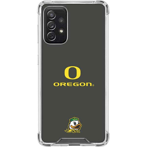 University of Oregon Ducks Galaxy A72 5G Clear Case
