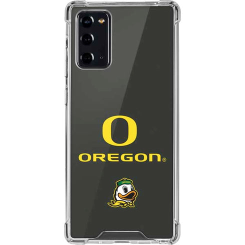 University of Oregon Ducks Galaxy Note20 5G Clear Case