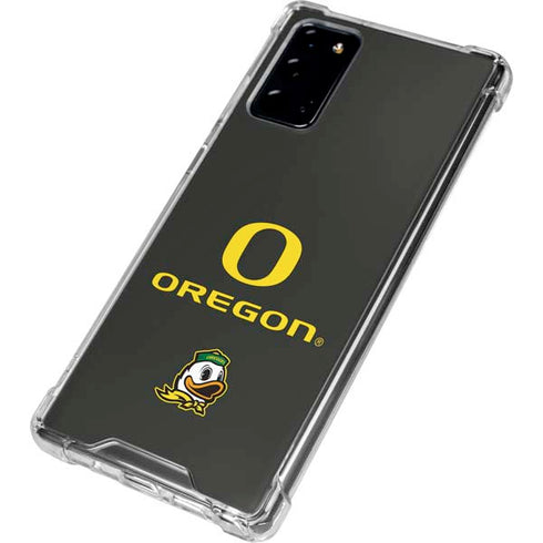 University of Oregon Ducks Galaxy Note20 5G Clear Case