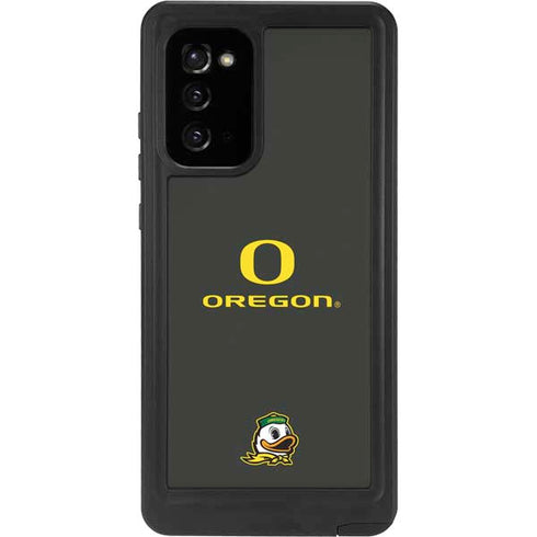 University of Oregon Ducks Galaxy Note20 5G Waterproof Case