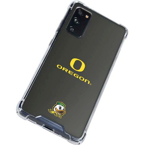 University of Oregon Ducks Galaxy S20 FE Clear Case