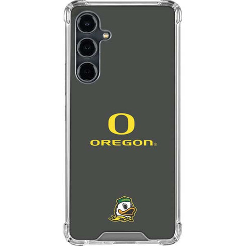 University of Oregon Ducks Galaxy S23 FE Clear Case