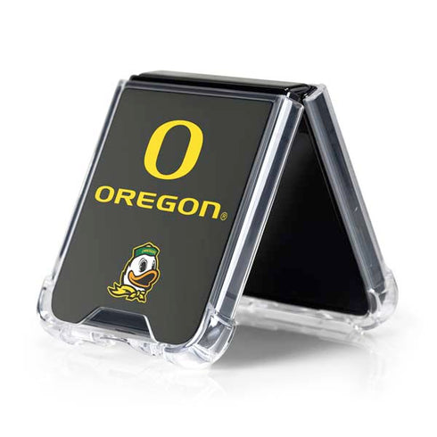 University of Oregon Ducks Galaxy Z Flip5 5G Clear Case
