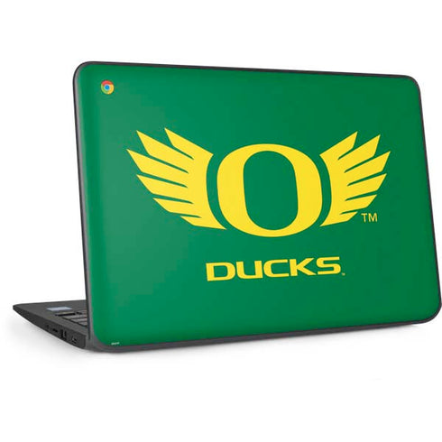 University of Oregon Ducks Green HP Chromebook Skin
