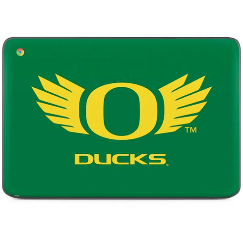 University of Oregon Ducks Green HP Chromebook Skin