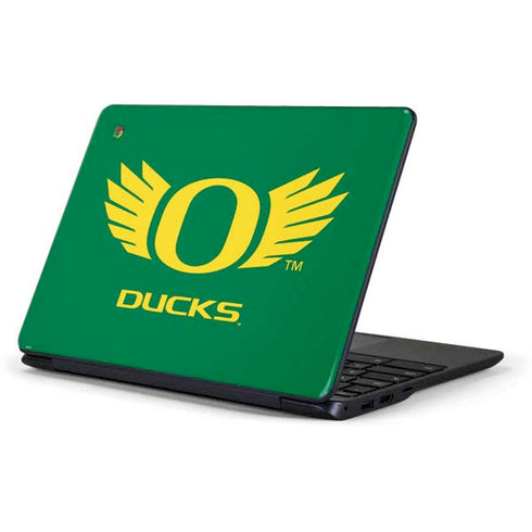 University of Oregon Ducks Green Samsung Chromebook Skin