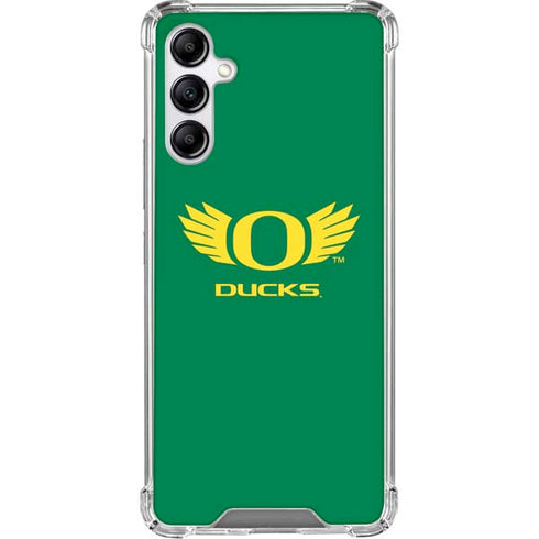 University of Oregon Ducks Green Galaxy A15 5G Clear Case