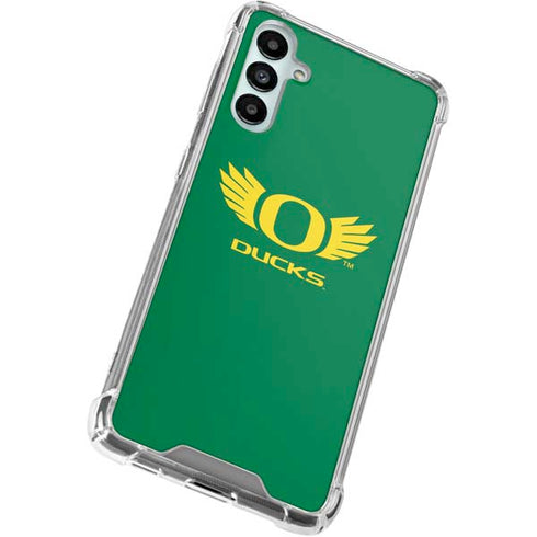 University of Oregon Ducks Green Galaxy A15 5G Clear Case
