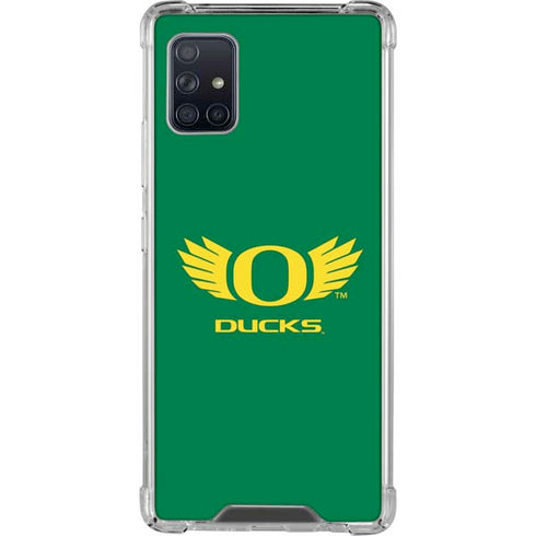 University of Oregon Ducks Green Galaxy A51 5G Clear Case