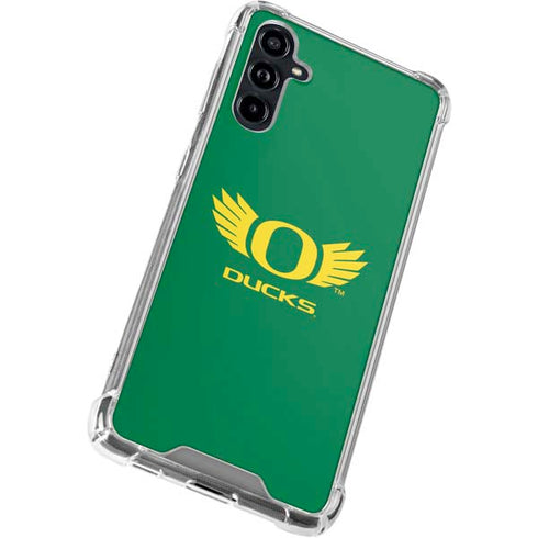 University of Oregon Ducks Green Galaxy A54 5G Clear Case