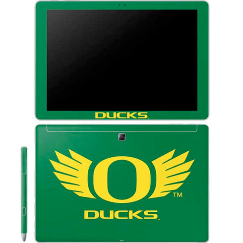 University of Oregon Ducks Green Galaxy Book 12in Skin
