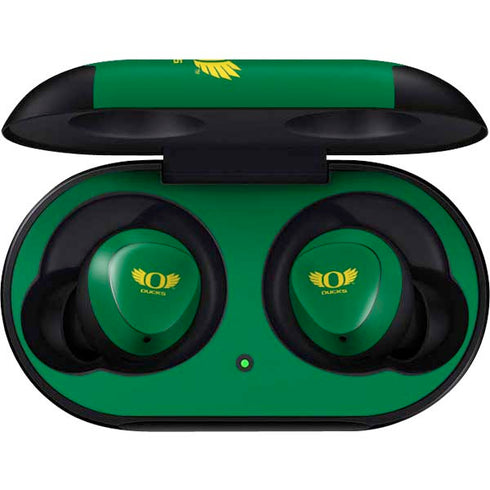 University of Oregon Ducks Green Galaxy Buds Skin