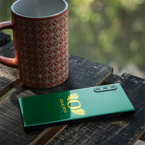 University of Oregon Ducks Green Galaxy Note 10 Skin
