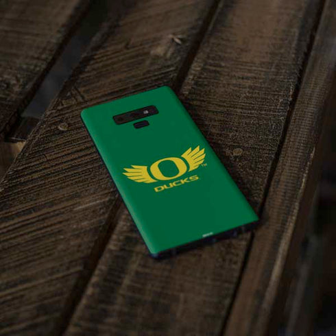 University of Oregon Ducks Green Galaxy Note 9 Skin