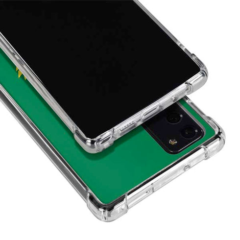 University of Oregon Ducks Green Galaxy Note20 5G Clear Case