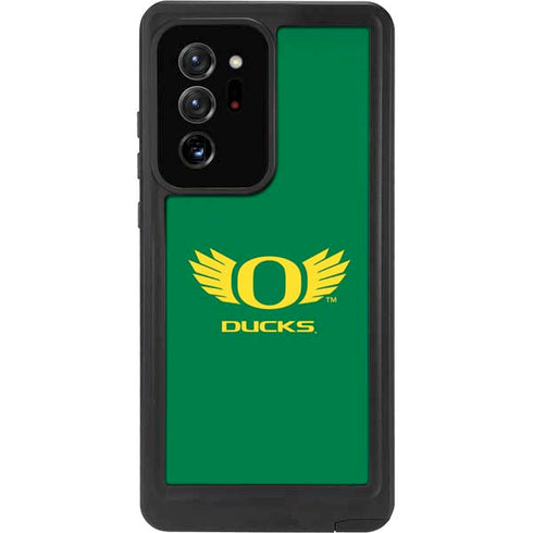 University of Oregon Ducks Green Galaxy Note20 Ultra 5G Waterproof Case