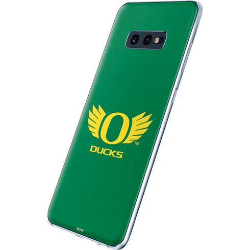University of Oregon Ducks Green Galaxy S10e Skin