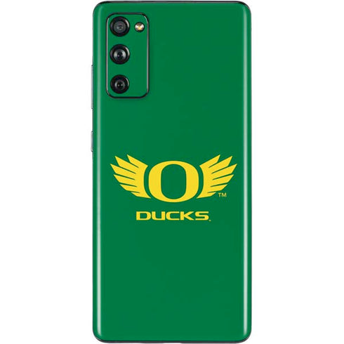 University of Oregon Ducks Green Galaxy S20 Fan Edition Skin
