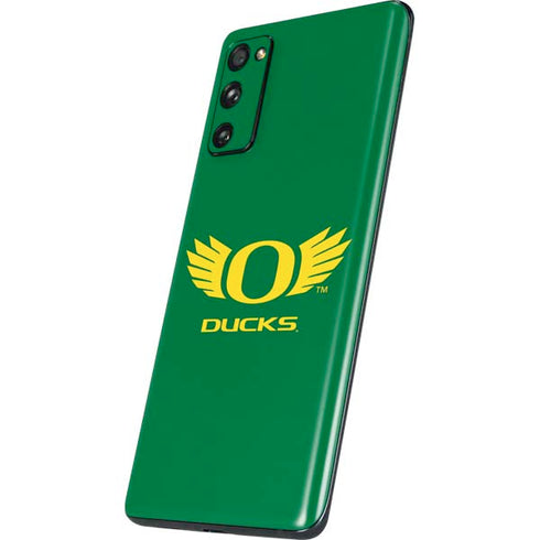 University of Oregon Ducks Green Galaxy S20 Fan Edition Skin