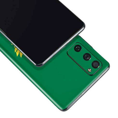 University of Oregon Ducks Green Galaxy S20 Fan Edition Skin