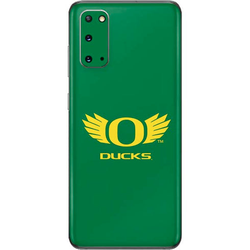University of Oregon Ducks Green Galaxy S20 Skin