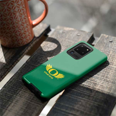 University of Oregon Ducks Green Galaxy S20 Ultra 5G Pro Case