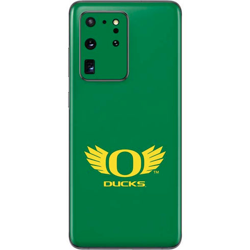 University of Oregon Ducks Green Galaxy S20 Ultra 5G Skin