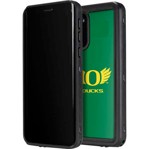 University of Oregon Ducks Green Galaxy S20 Waterproof Case