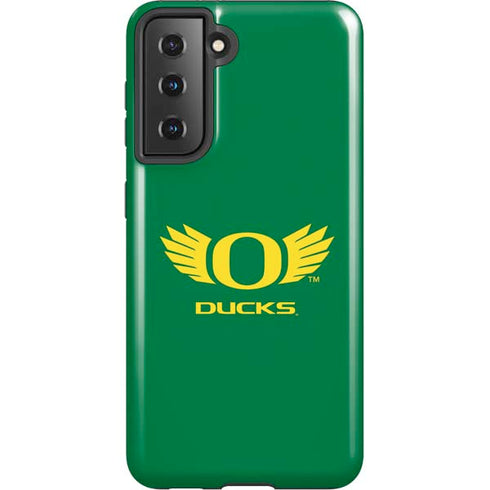 University of Oregon Ducks Green Galaxy S21 5G Pro Case