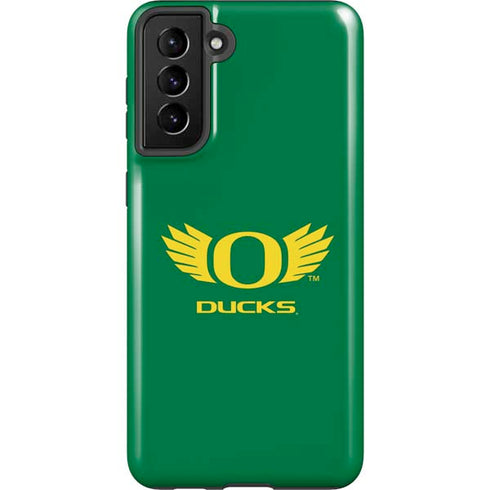University of Oregon Ducks Green Galaxy S21 FE Pro Case