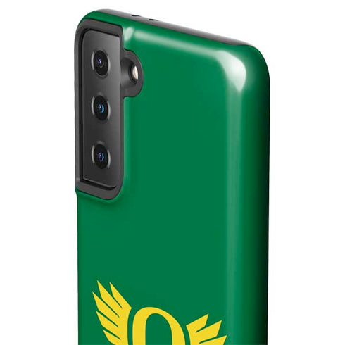 University of Oregon Ducks Green Galaxy S21 FE Pro Case