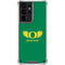 University of Oregon Ducks Green Galaxy S21 Ultra 5G Clear Case