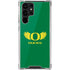 University of Oregon Ducks Green Galaxy S22 Ultra Clear Case