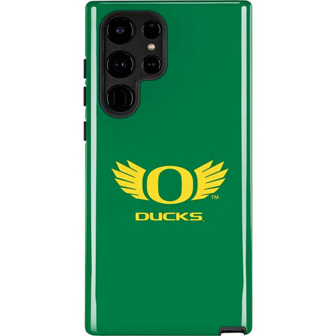 University of Oregon Ducks Green Galaxy S22 Ultra Pro Case