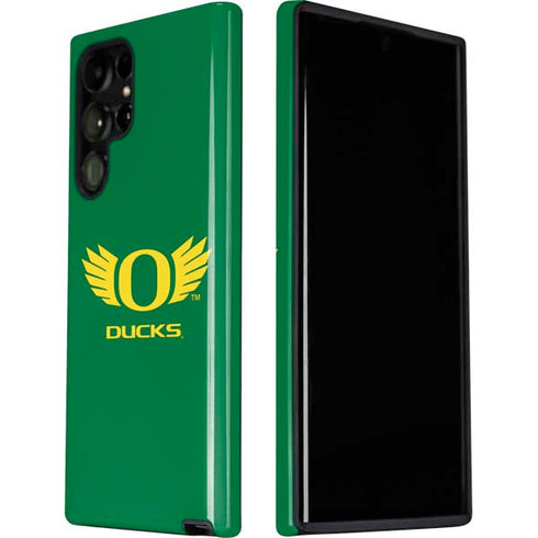 University of Oregon Ducks Green Galaxy S22 Ultra Pro Case