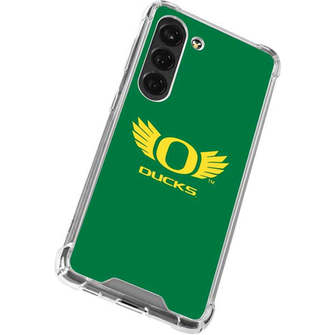 University of Oregon Ducks Green Galaxy S23 Clear Case