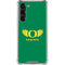 University of Oregon Ducks Green Galaxy S23 Plus Clear Case