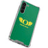 University of Oregon Ducks Green Galaxy S23 Plus Clear Case