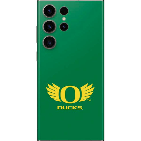 University of Oregon Ducks Green Galaxy S23 Ultra Skin