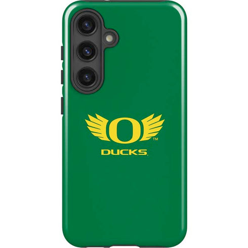 University of Oregon Ducks Green Galaxy S24 Impact Case