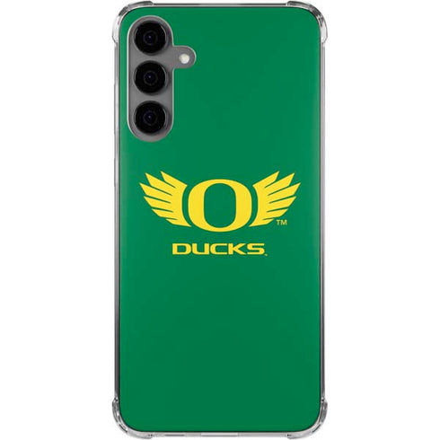 University of Oregon Ducks Green Galaxy S24 Plus Clear Case