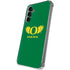 University of Oregon Ducks Green Galaxy S24 Plus Clear Case