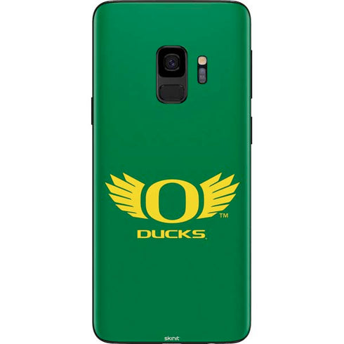 University of Oregon Ducks Green Galaxy S9 Skin