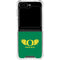 University of Oregon Ducks Green Galaxy Z Flip5 5G Clear Case