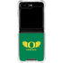 University of Oregon Ducks Green Galaxy Z Flip5 5G Clear Case
