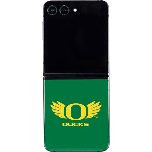 University of Oregon Ducks Green Galaxy Z Flip5 5G Skin