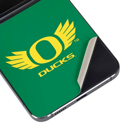 University of Oregon Ducks Green Galaxy Z Flip5 5G Skin