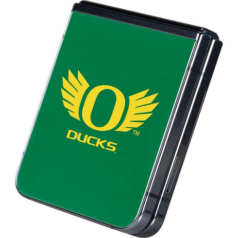 University of Oregon Ducks Green Galaxy Z Flip5 5G Skin