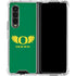 University of Oregon Ducks Green Galaxy Z Fold4 5G Clear Case