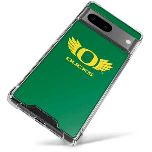 University of Oregon Ducks Green Google Pixel 8 Clear Case